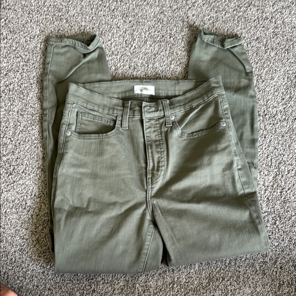 Maurices Olive Skinny Jeans